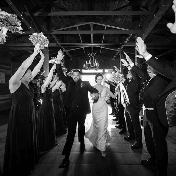 Quinceañera celebration with guests on the dance floor